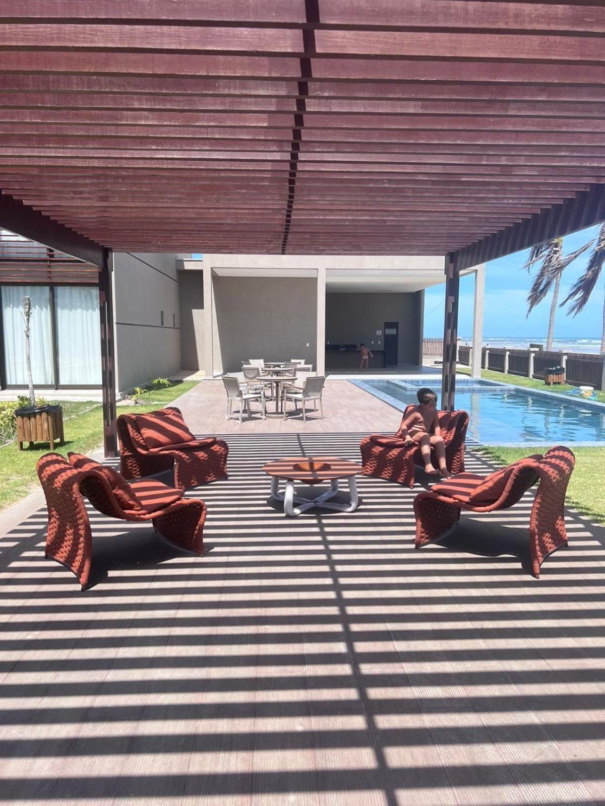 Casa Alto Padrao Beira Mar Ao Lado Do Zorah Beach Trairi - Flecheiras フレシェイラス エクステリア 写真