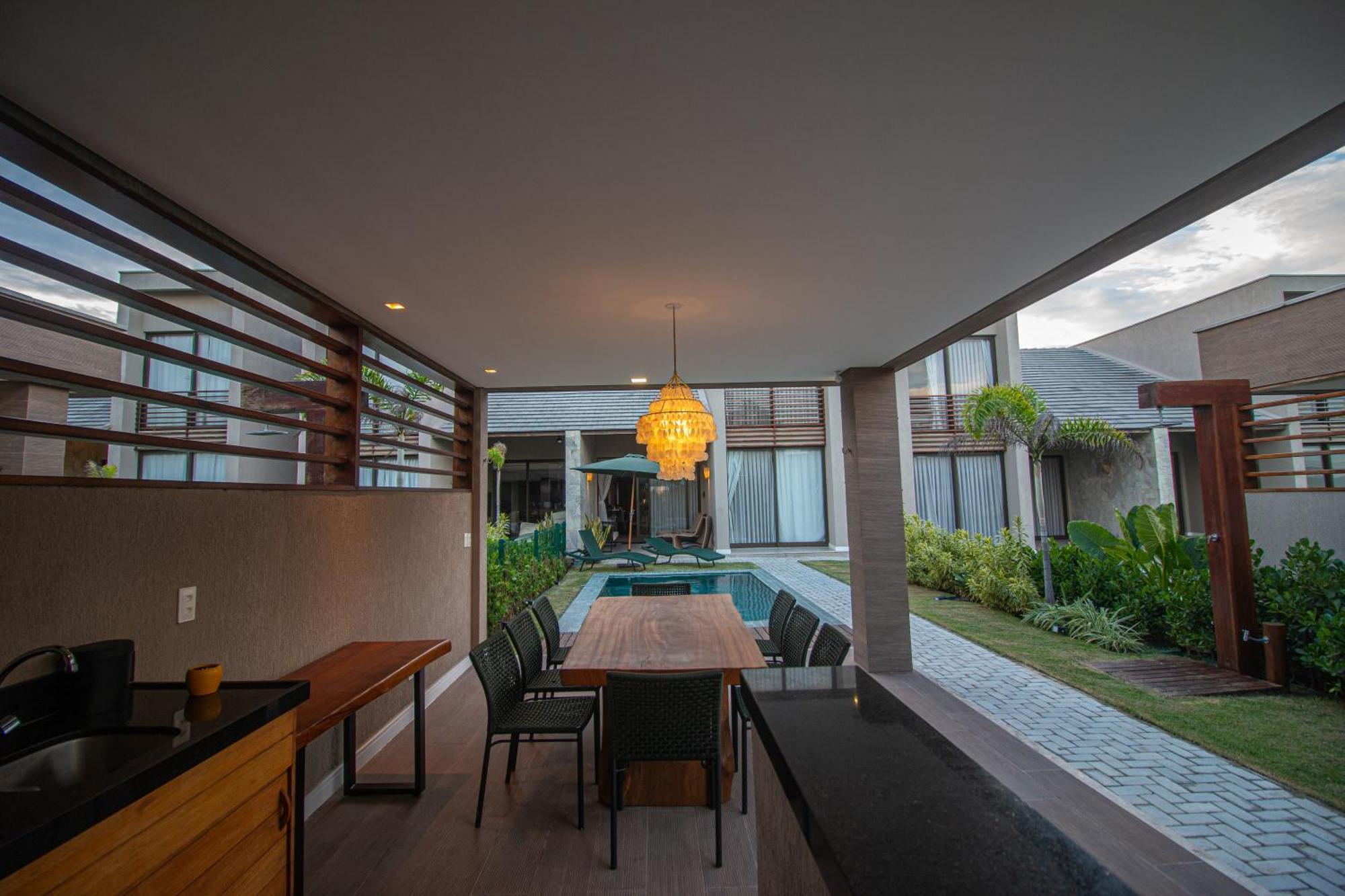 Casa Alto Padrao Beira Mar Ao Lado Do Zorah Beach Trairi - Flecheiras フレシェイラス エクステリア 写真