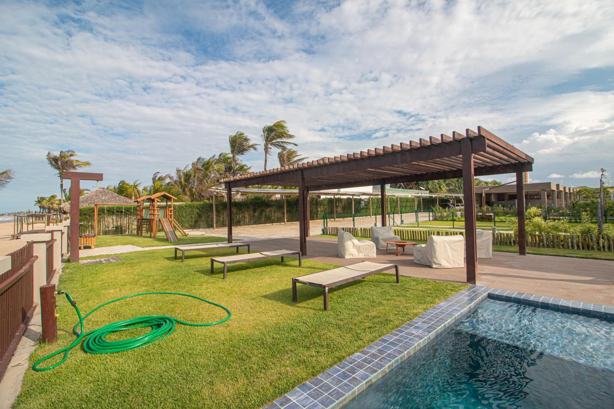 Casa Alto Padrao Beira Mar Ao Lado Do Zorah Beach Trairi - Flecheiras フレシェイラス エクステリア 写真