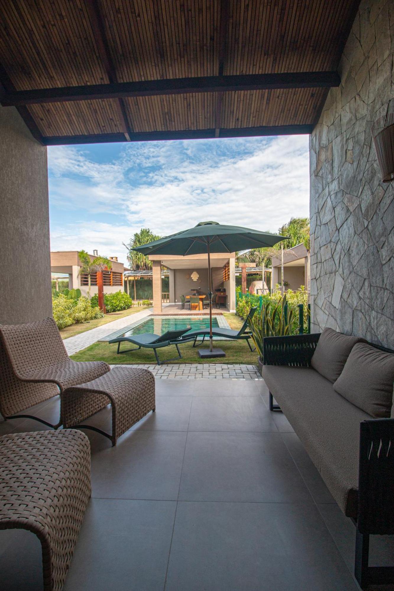 Casa Alto Padrao Beira Mar Ao Lado Do Zorah Beach Trairi - Flecheiras フレシェイラス エクステリア 写真