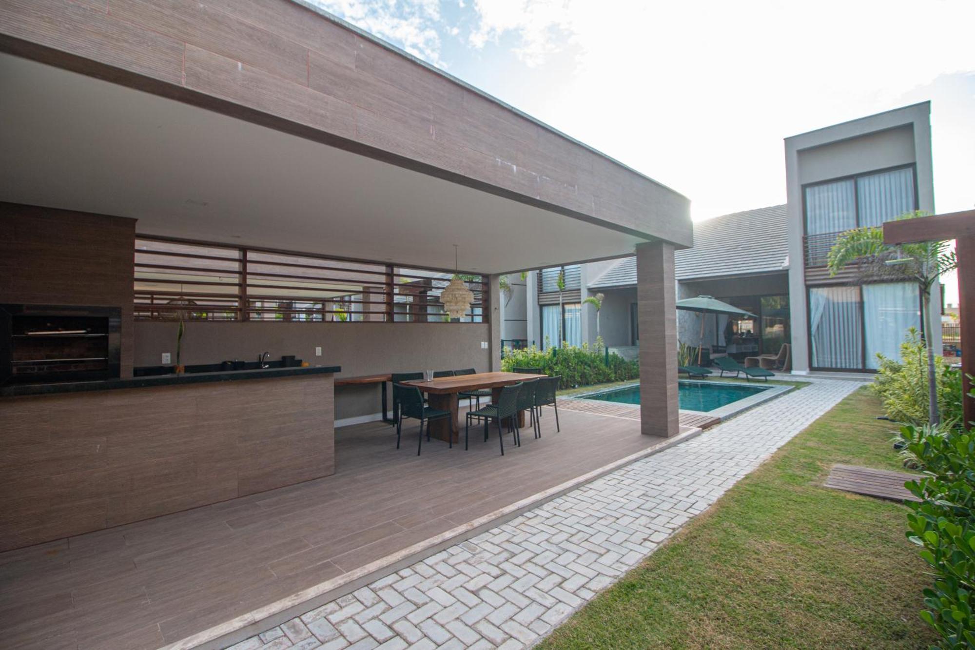 Casa Alto Padrao Beira Mar Ao Lado Do Zorah Beach Trairi - Flecheiras フレシェイラス エクステリア 写真